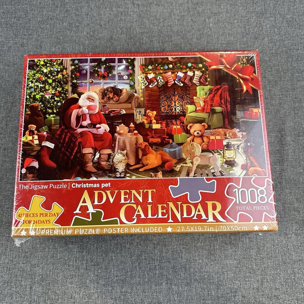 Advent Calendar 2024 Christmas Jigsaw‎ Puzzle - 24 Days Christmas